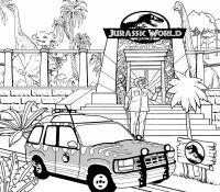 Jurassic World Coloring Pages Coloring Pages
