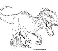 Pagina da colorare di Jurassic World 9