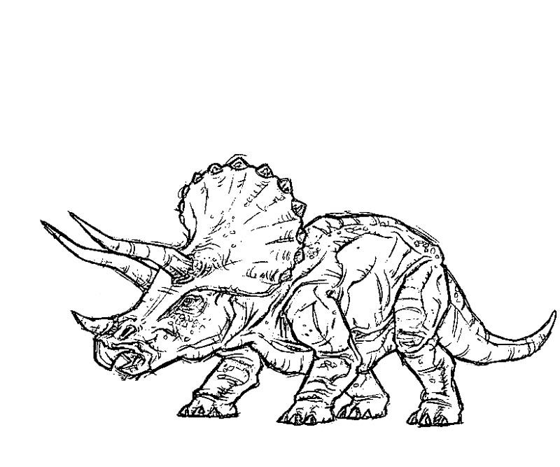 Blue Printable Jurassic World Coloring Pages