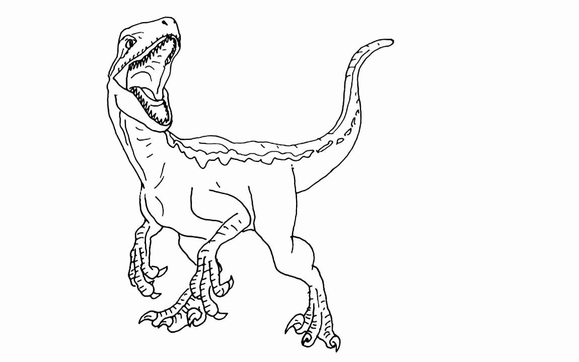 Jurassic World 25 Coloring Page