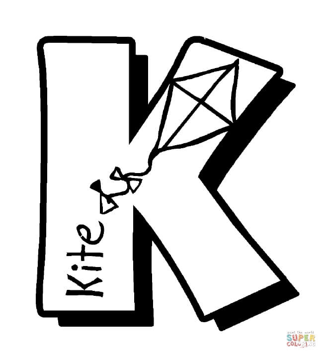 K is voor vliegers uit de letter K