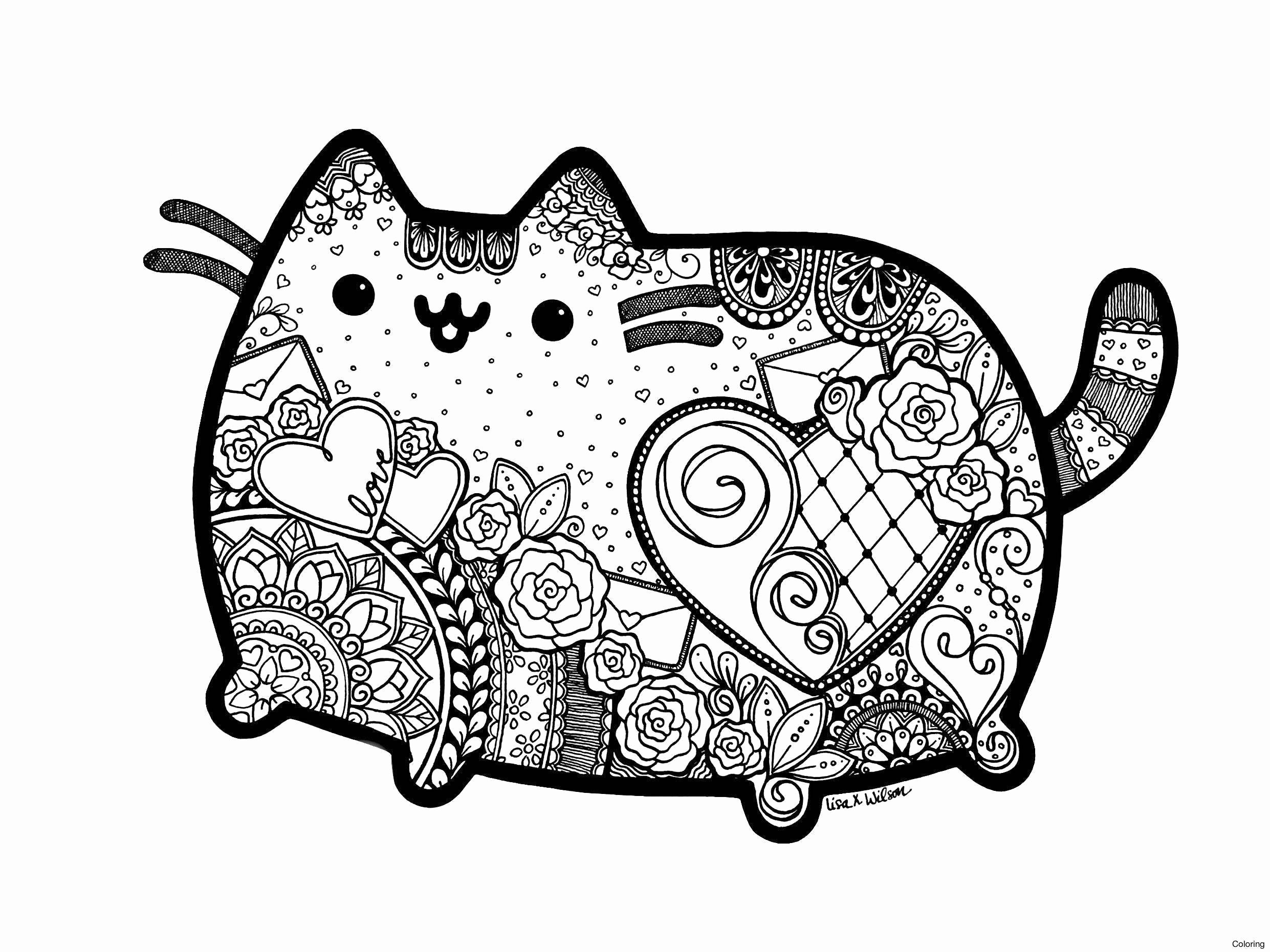 900 Kawaii Cute Coloring Pages Cat  Best HD