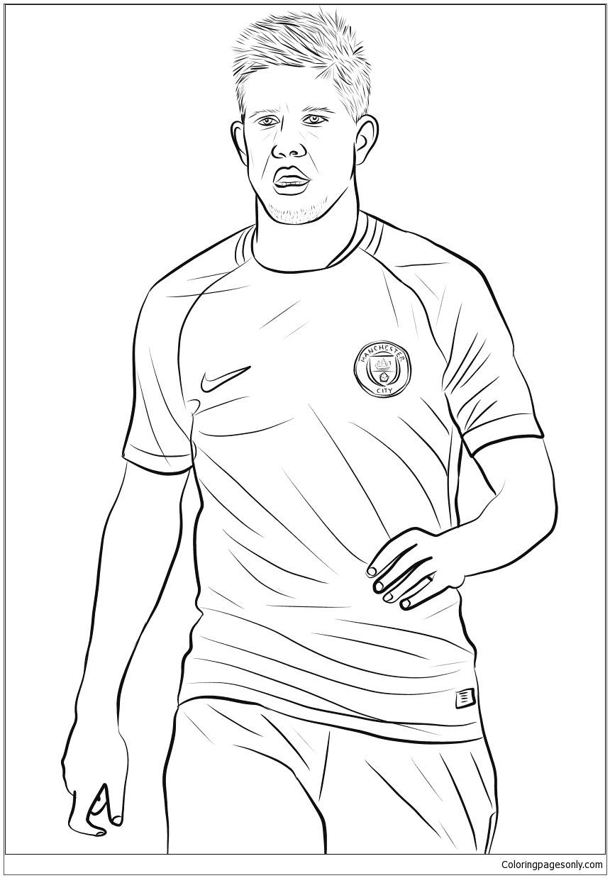Kevin De Bruyne-image 1 Coloring Pages