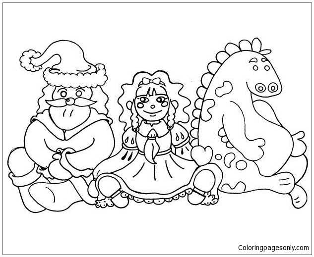 Kids Toys Coloring Pages - Christmas 2023 Coloring Pages - Coloring