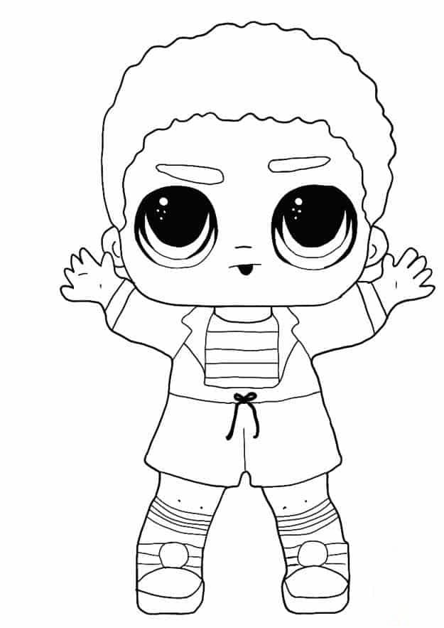 Lol Suprise Doll King Bee Coloring Pages