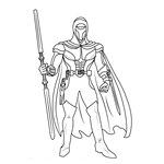 Kir Kanos from Star Wars Coloring Pages