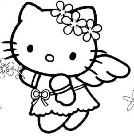 Download Hello Kitty Playing Tennis Coloring Page - Free Coloring Pages Online