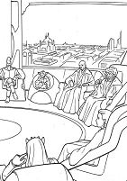 Knight Jedi Meeting Coloring Pages