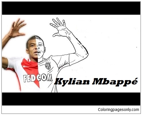 Kylian Mbappé-image 4 Coloring Pages