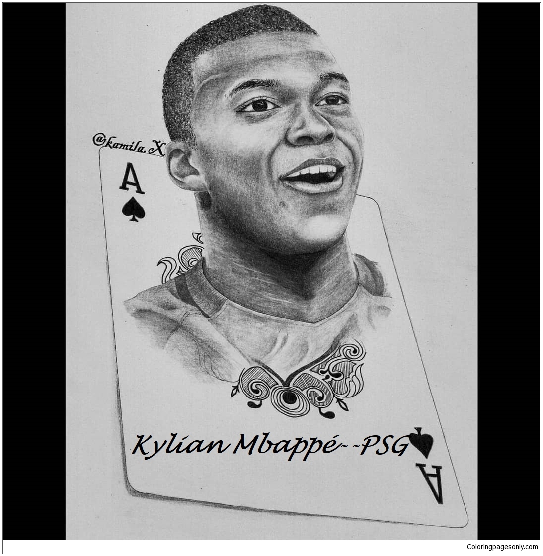 Download Kylian Mbappé-image 5 Coloring Page - Free Coloring Pages Online