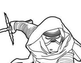 Kylo Ren Star Wars Coloring Page - Free Coloring Pages Online