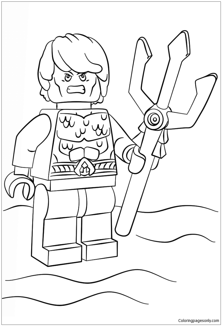 Lego Aquaman Coloring Pages
