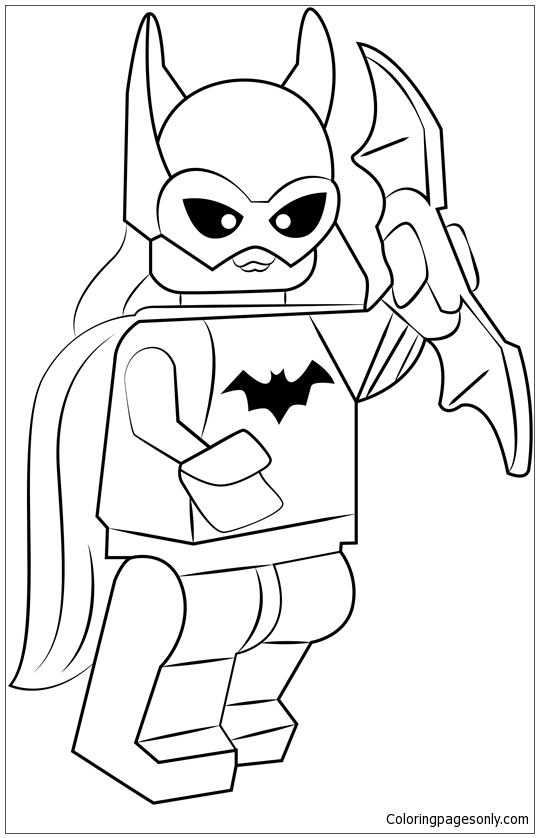 lego batgirl coloring page  free coloring pages online