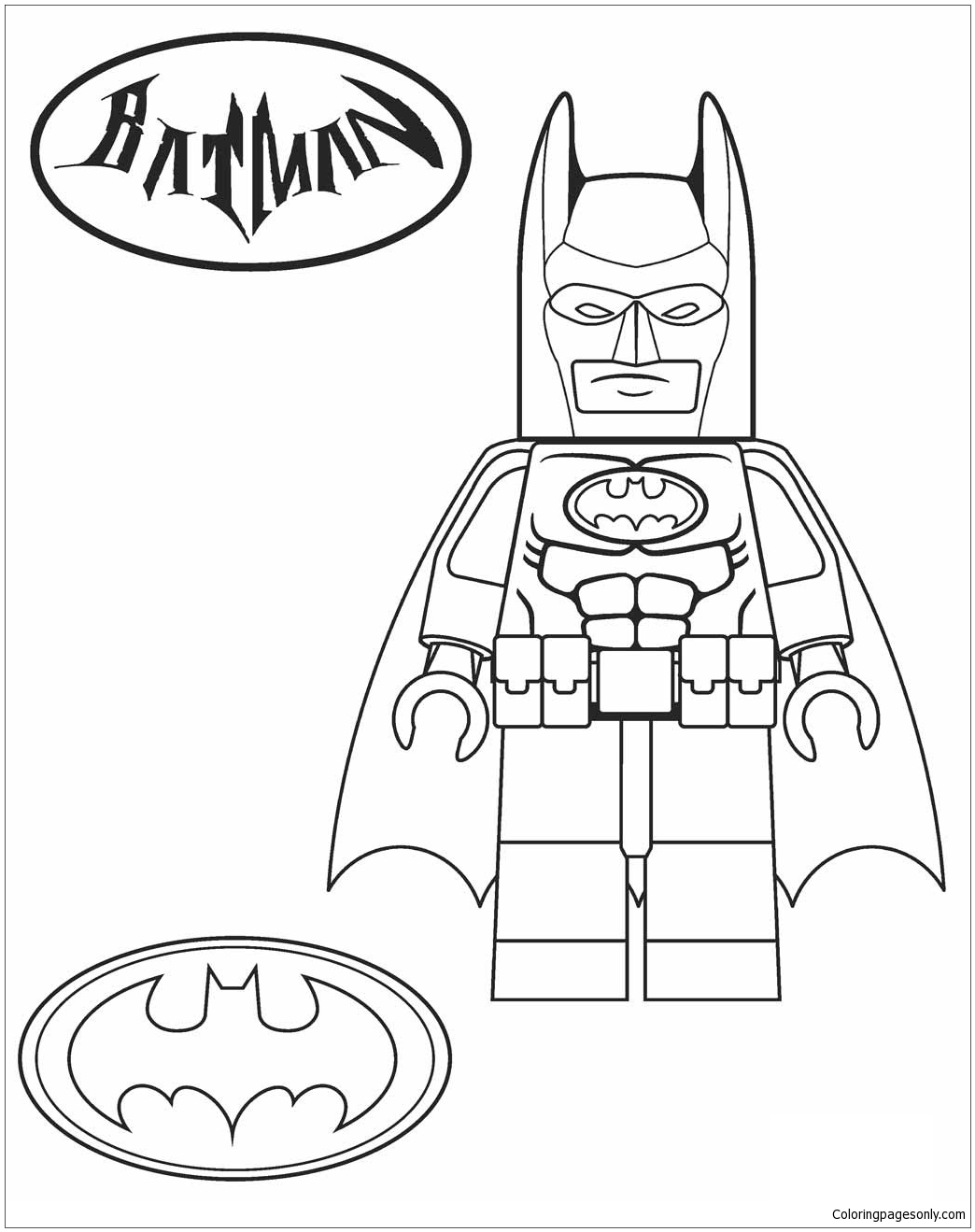 lego dimensions coloring pages batman