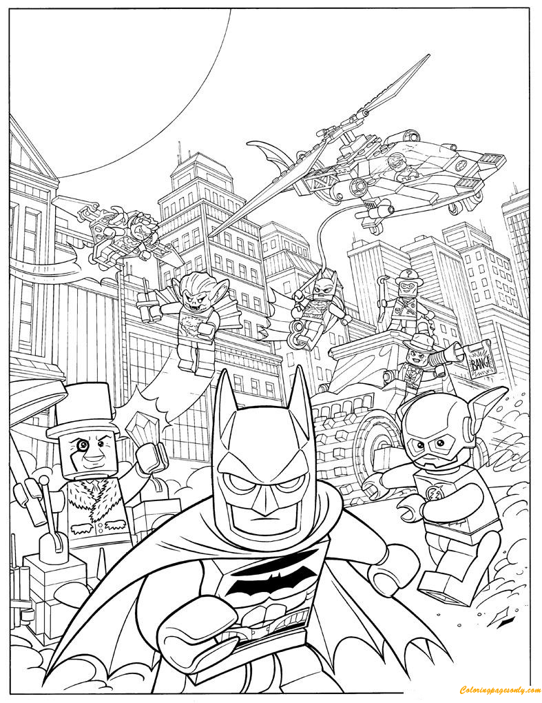 Lego Batman Action Movie Coloring Pages Batman Coloring Pages Coloring Pages For Kids And Adults