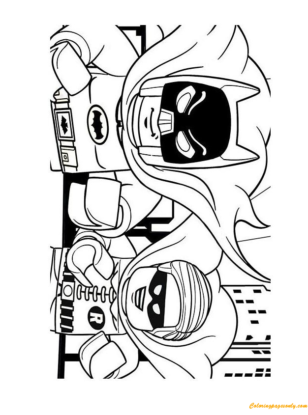 Lego Batman And Robin Super Heroes Coloring Pages Batman Coloring Pages Coloring Pages For Kids And Adults