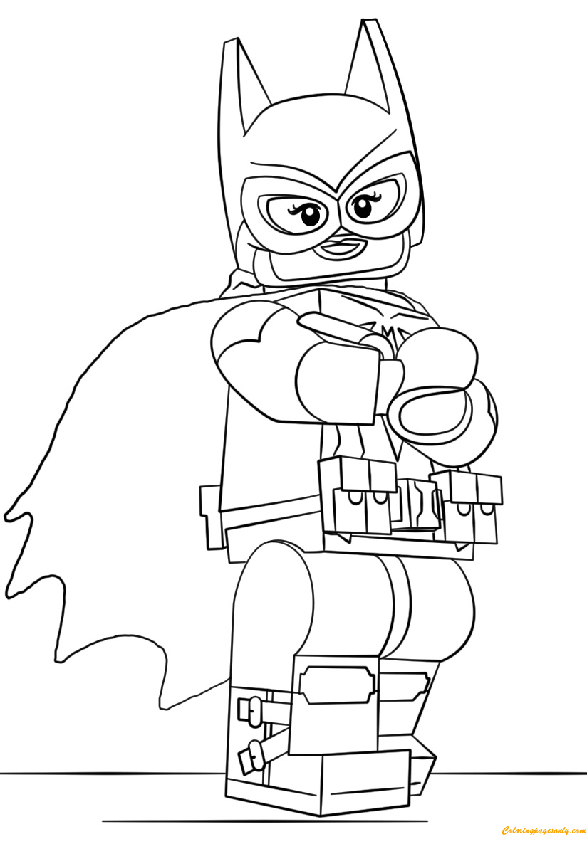 Lego Batman Batgirl Coloring Pages - Toys and Dolls ...