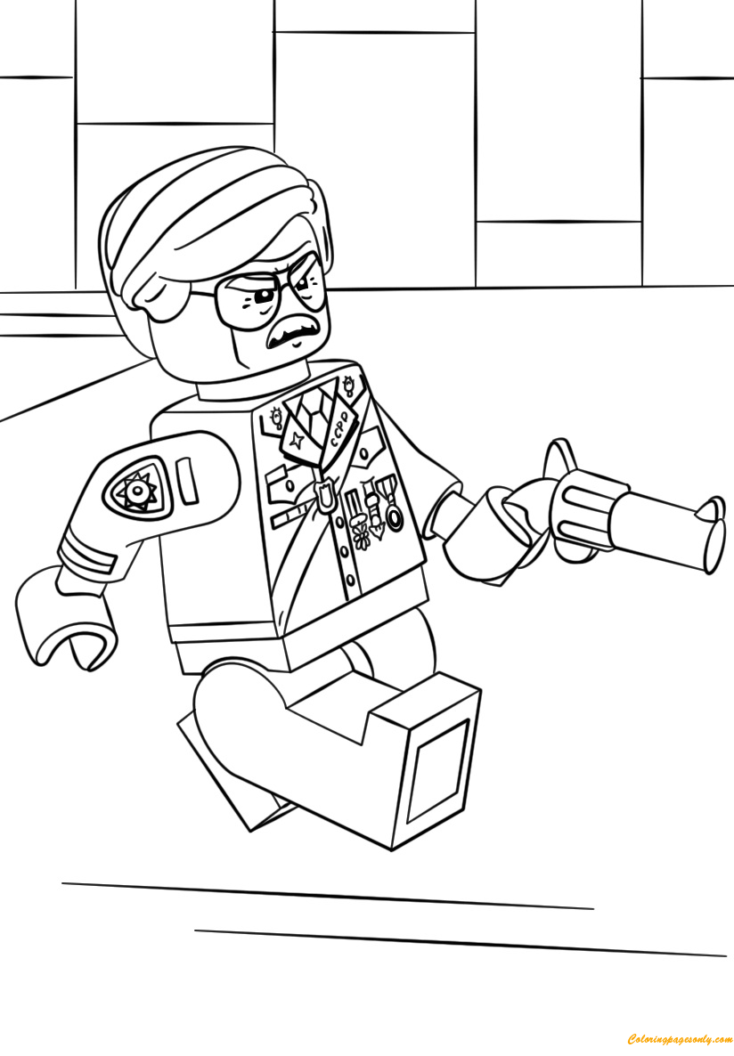 Lego Batman Commissioner Gordon Coloring Pages - Toys and ...