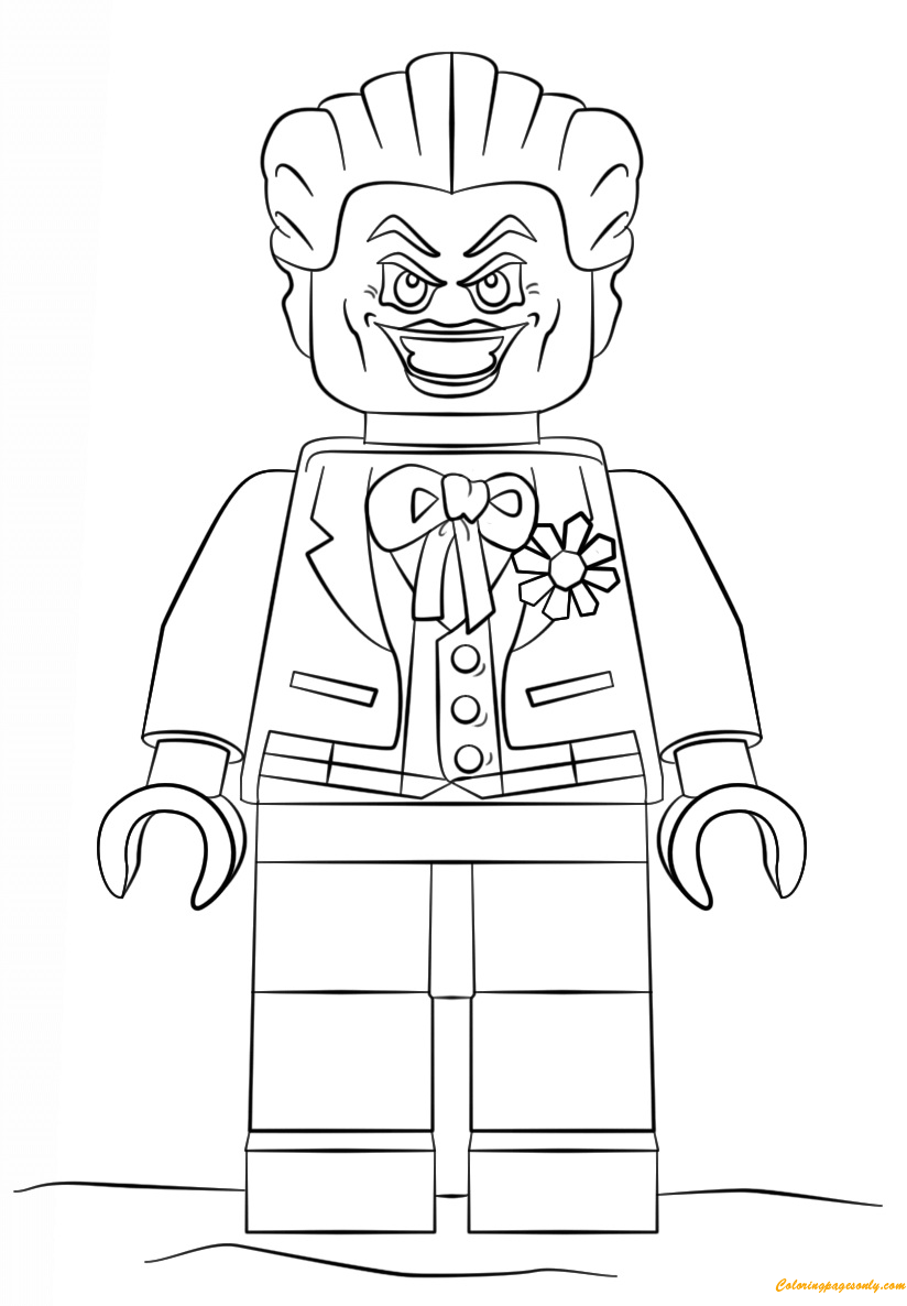 Lego Batman Joker Coloring Pages