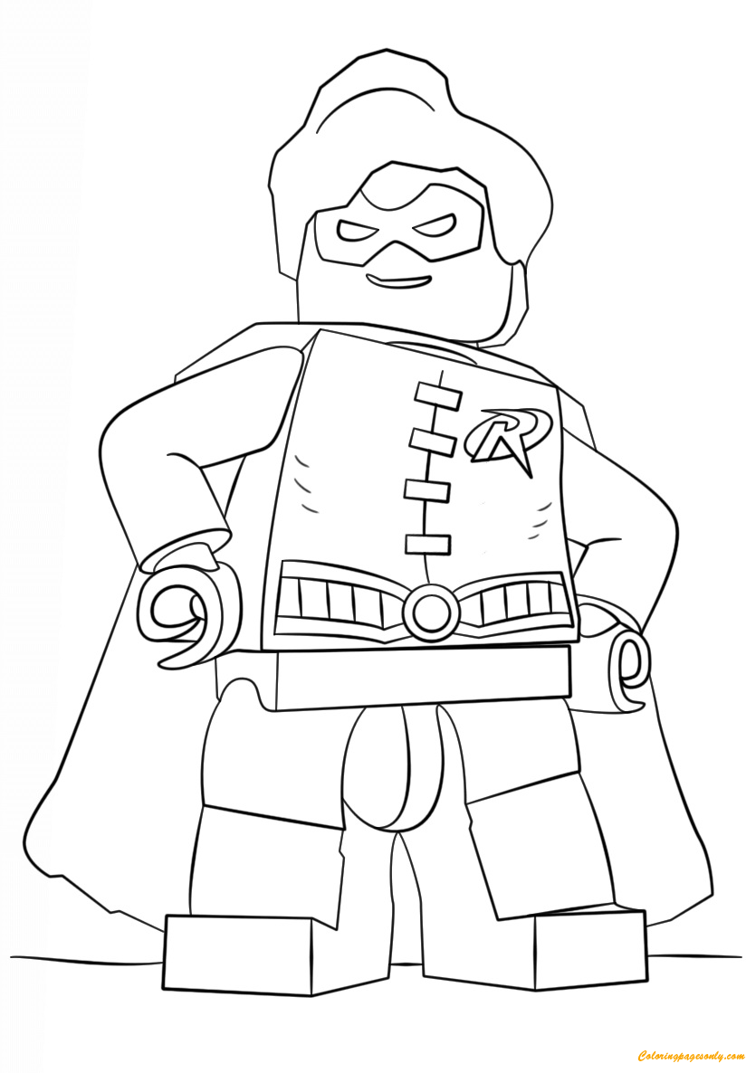 Download Lego Batman Robin Coloring Pages - Toys and Dolls Coloring Pages - Free Printable Coloring Pages ...