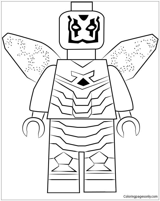 Lego Blue Beetle Coloring Pages - Toys and Dolls Coloring Pages - Free