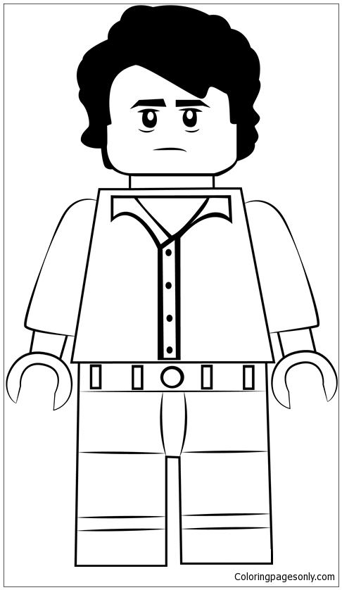 Lego Bruce Banner Coloring Pages