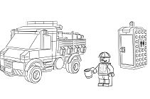 Lego City 1 Coloring Page
