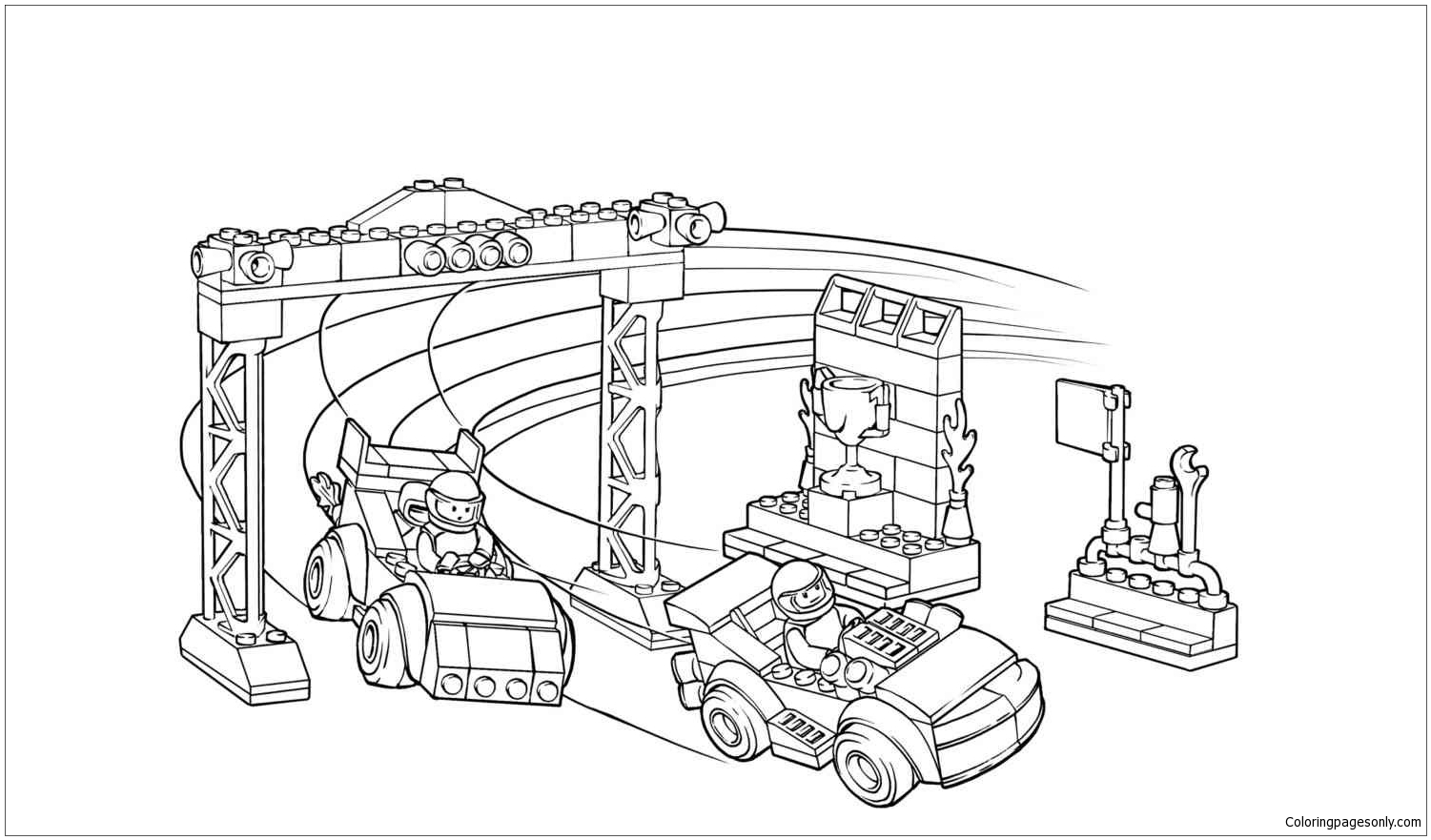 Lego City 2 Coloring Page - Free Coloring Pages Online