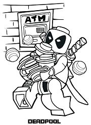 Lego Deadpool 2 – Image 1 Coloring Pages