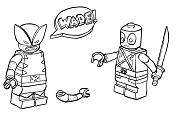 Lego Deadpool 3 Coloring Pages