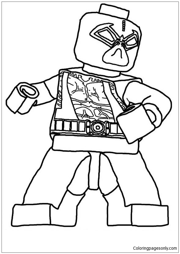 Lego Deadpool Marvel Color Coloring Pages