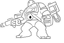 Lego Detroit Steel Coloring Page