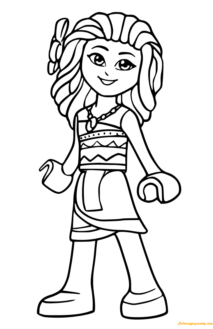 Lego Disney Princess Moana Coloring Pages Cartoons Coloring Pages Coloring Pages For Kids And Adults