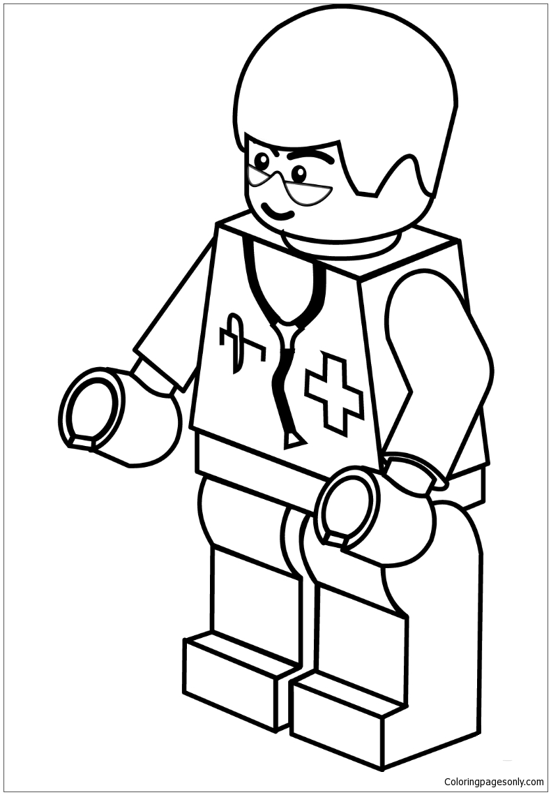 Download Lego Doctor Coloring Page - Free Coloring Pages Online
