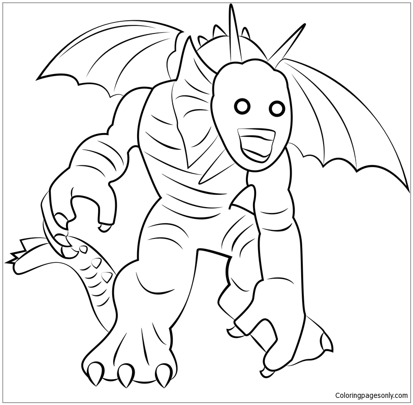 Lego Fin Fang Foom Coloring Pages