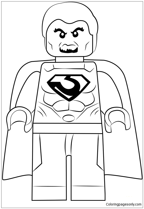 Lego General Zod Coloring Pages