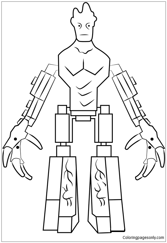 Lego Groot from Groot