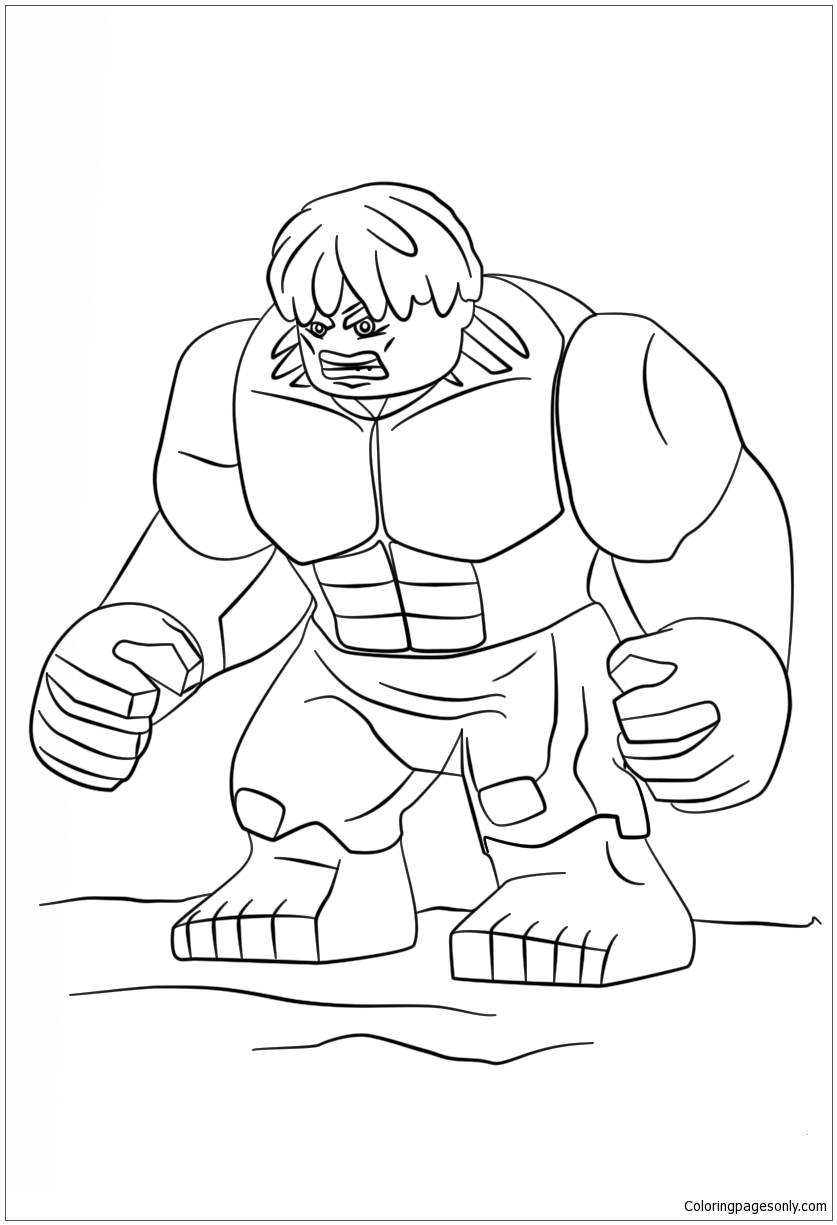 Lego Hulk Coloring Pages - Toys and Dolls Coloring Pages ...