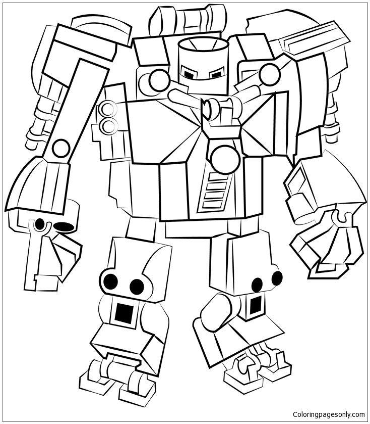 Lego Iron Monger Coloring Pages