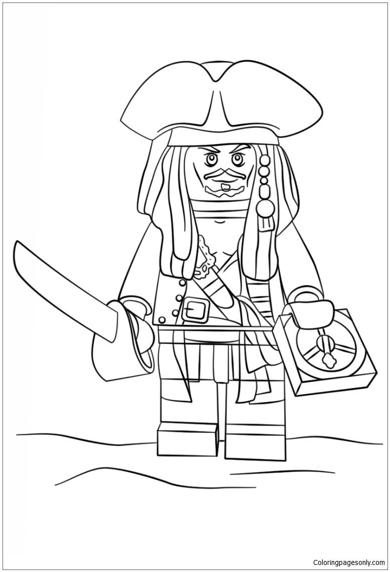Download Lego Jack Sparrow Coloring Pages - Toys and Dolls Coloring Pages - Free Printable Coloring Pages ...