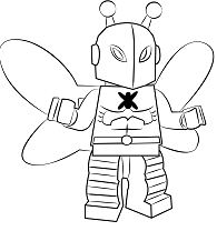 Lego Killer Moth Coloring Pages