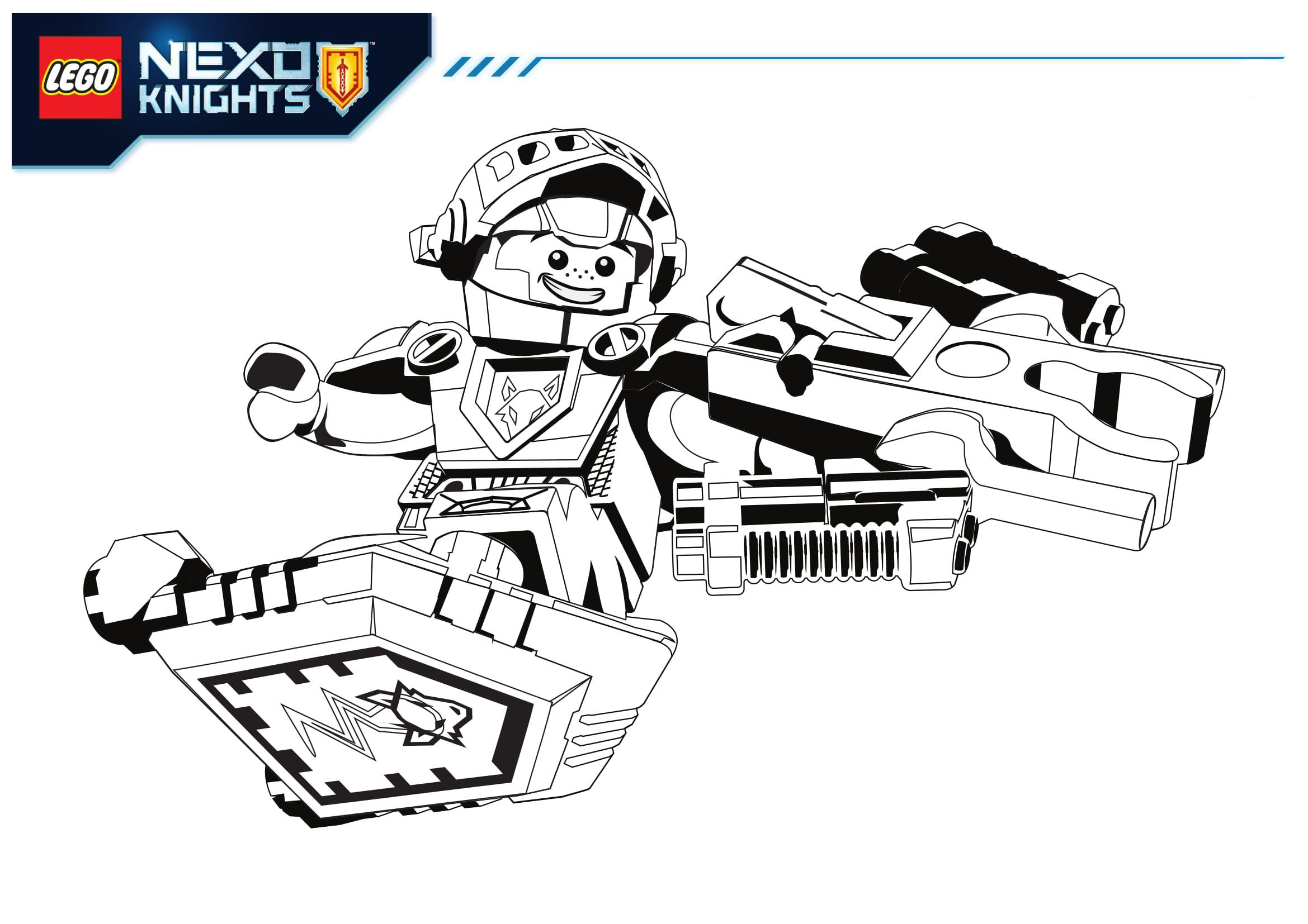Lego Nexo Knights Aaron Coloring Pages