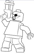 Lego Nick Fury Coloring Pages