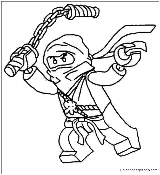 Lego Ninja 1 Coloring Pages