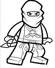 Lego Ninja Coloring Pages