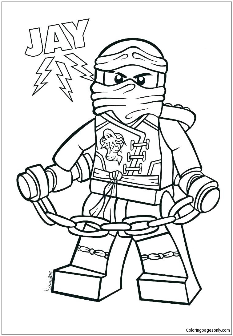 Lego Ninjago 1 Coloring Page - Free Coloring Pages Online