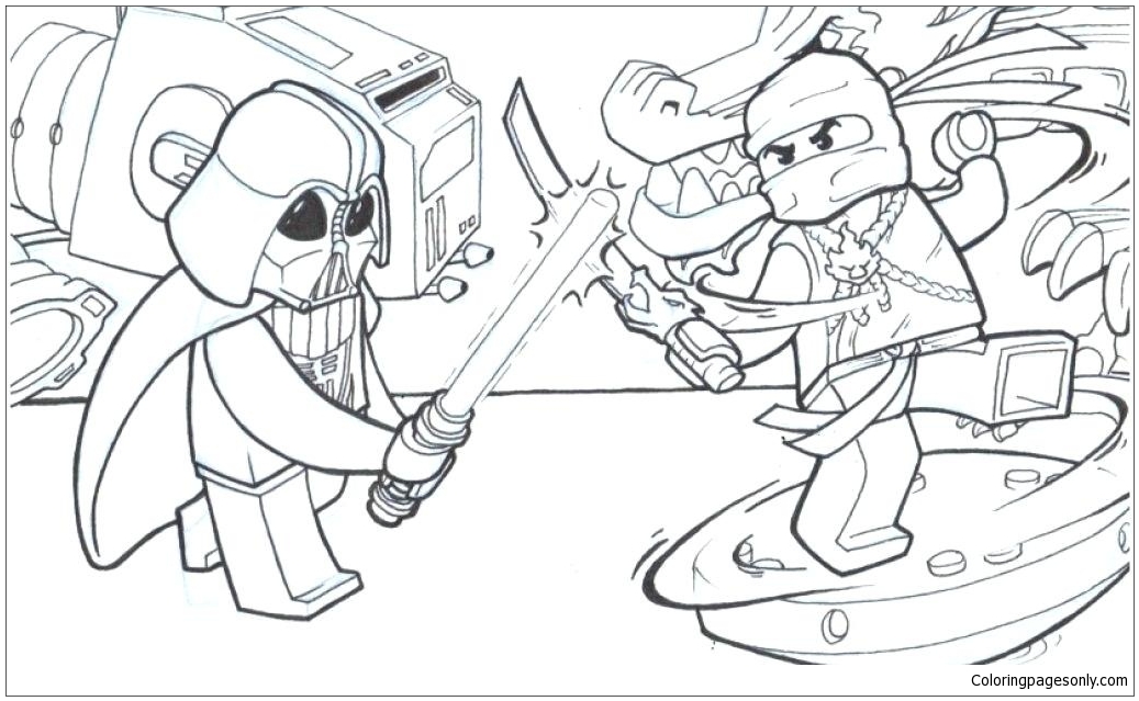 lego ninjago 2 coloring page  free coloring pages online