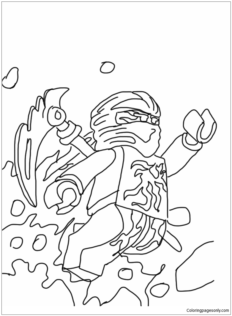 Lego Ninjago 3 Coloring Pages - Cartoons Coloring Pages - Coloring ...