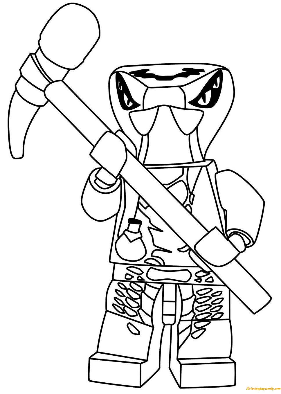 Download Lego Ninjago Spitta Snake Coloring Pages - Toys and Dolls Coloring Pages - Free Printable ...