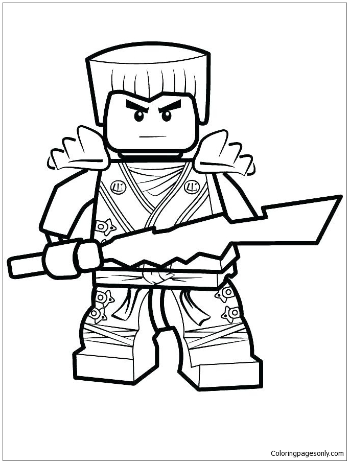 lego ninjago coloring page  free coloring pages online